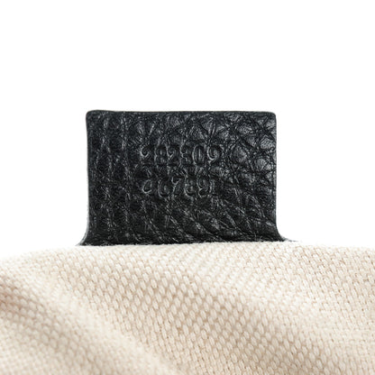 Gucci Pebbled Calfskin Medium Soho Shoulder Bag Black 7 of 7