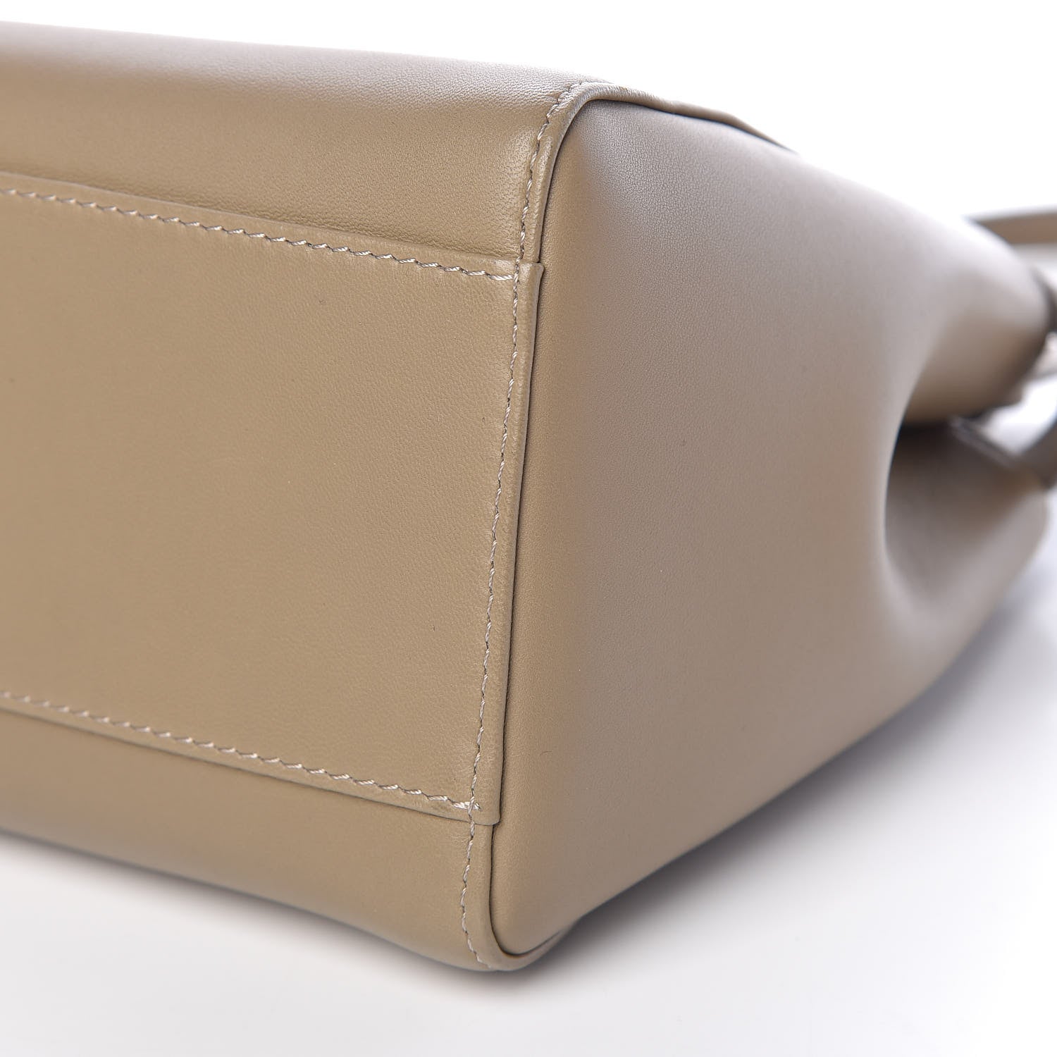 Fendi Nappa Mini Peekaboo Iconic Satchel Tortora 10 of 10