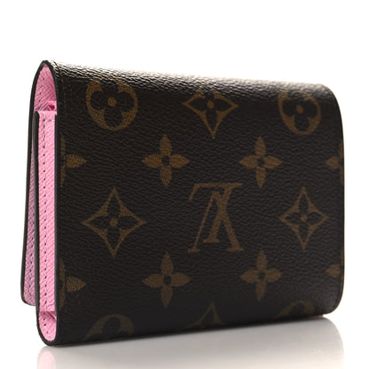 Louis Vuitton Monogram 2021 Christmas Animation Japanese Garden Victorine Wallet Wisteria Pink 3 of 8