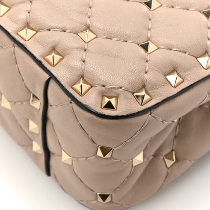 Valentino Garavani Nappa Medium Rockstud Spike Shoulder Bag Poudre 12 of 12
