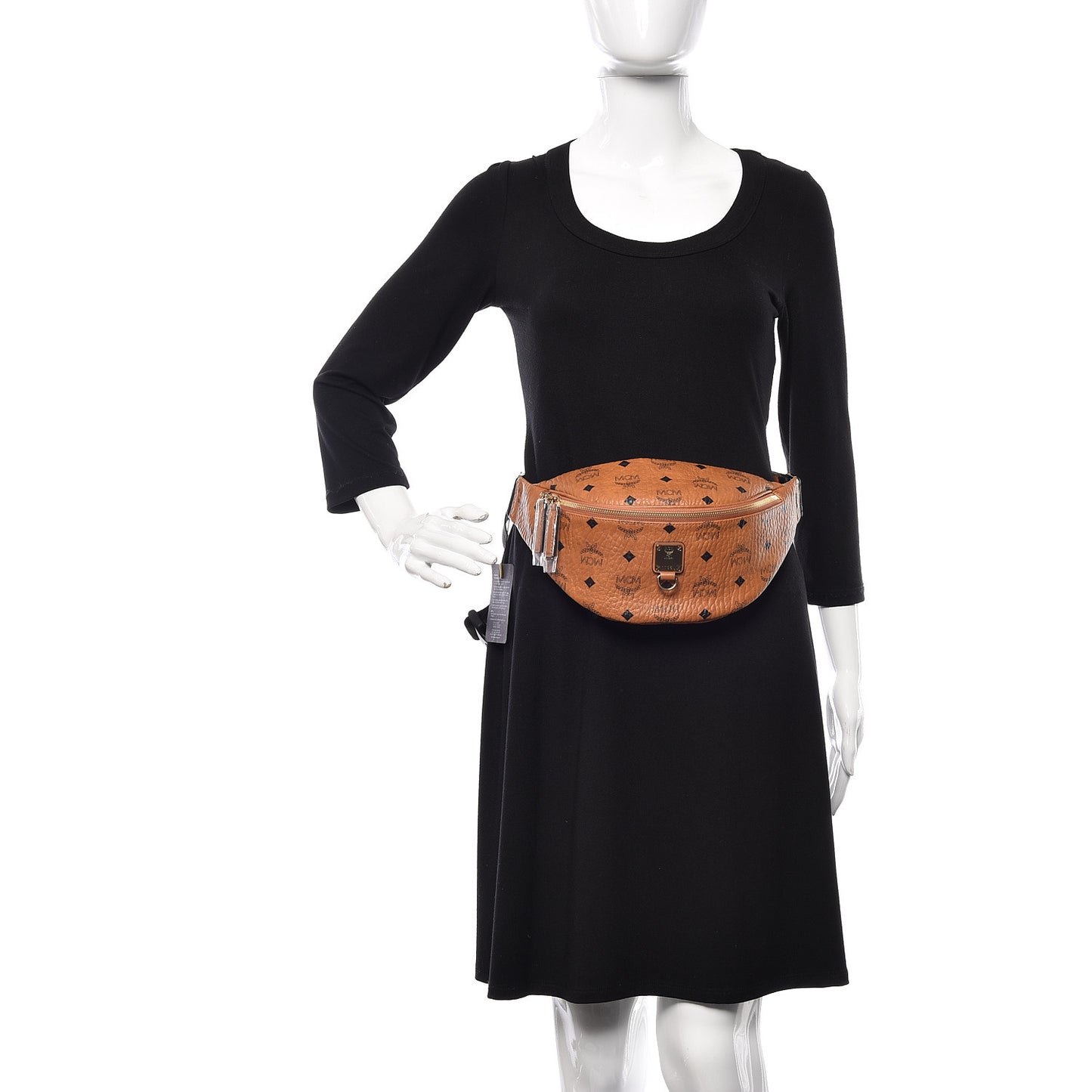 Visetos Small Fusten Belt Bag Cognac