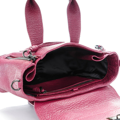 3.1 Phillip Lim 3.1 Textured Calfskin Mini Pashli Satchel Oxblood 5 of 7