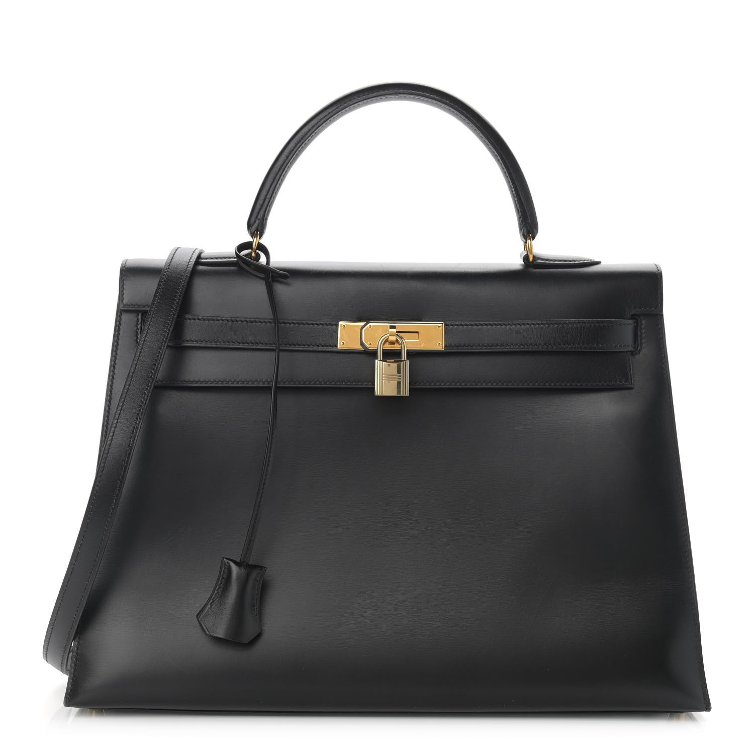 Hermes Box Kelly Sellier 35 Black 1 of 11