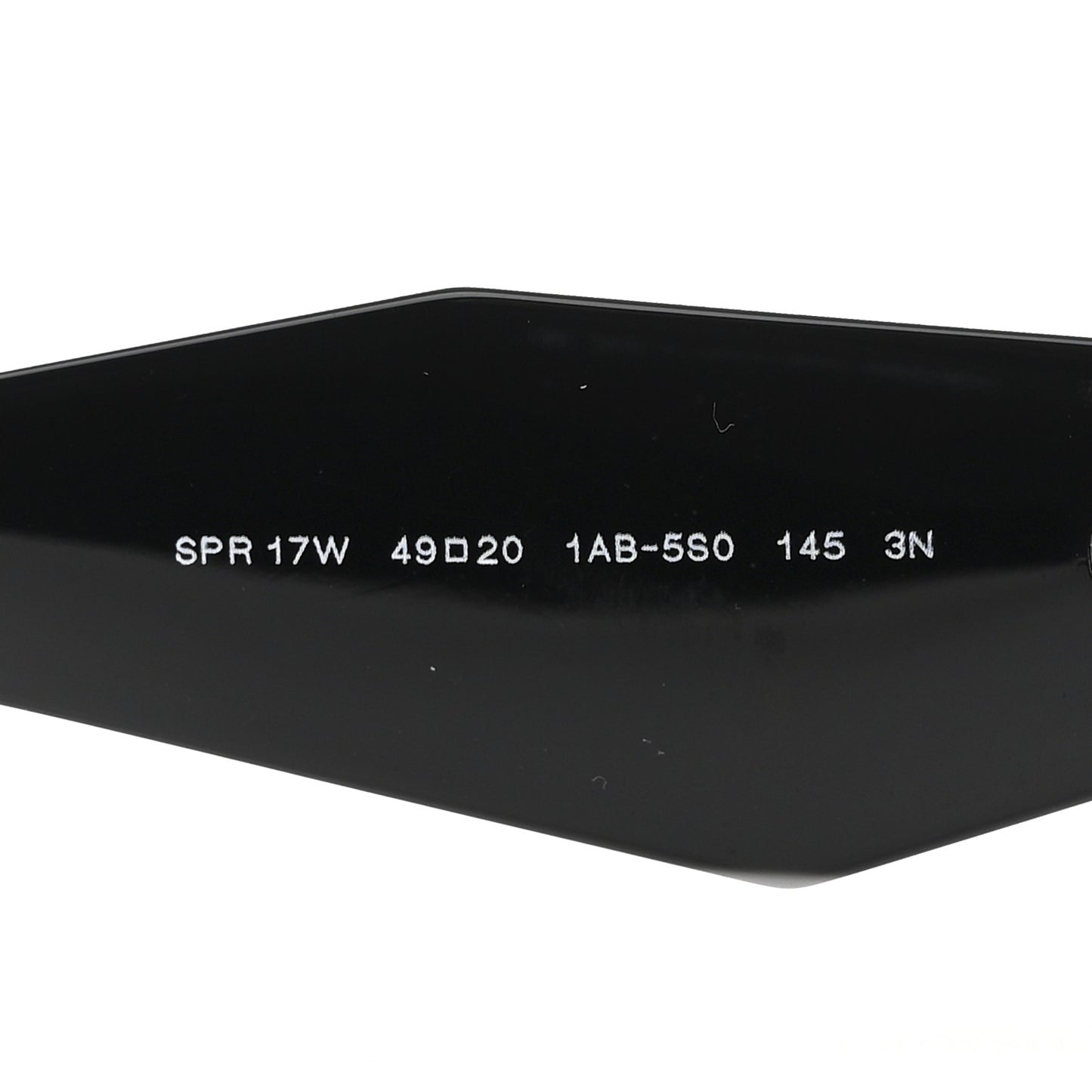 Acetate Symbole Sunglasses SPR 17W Black
