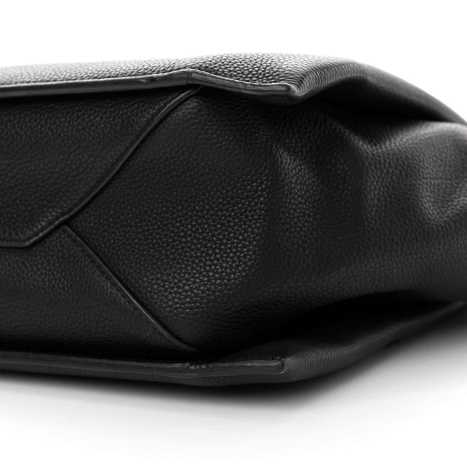 Celine Baby Grained Calfskin Medium Tri-Fold Bag Black 10 of 12