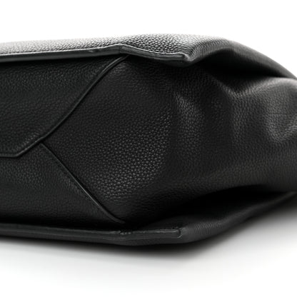 Celine Baby Grained Calfskin Medium Tri-Fold Bag Black 10 of 12