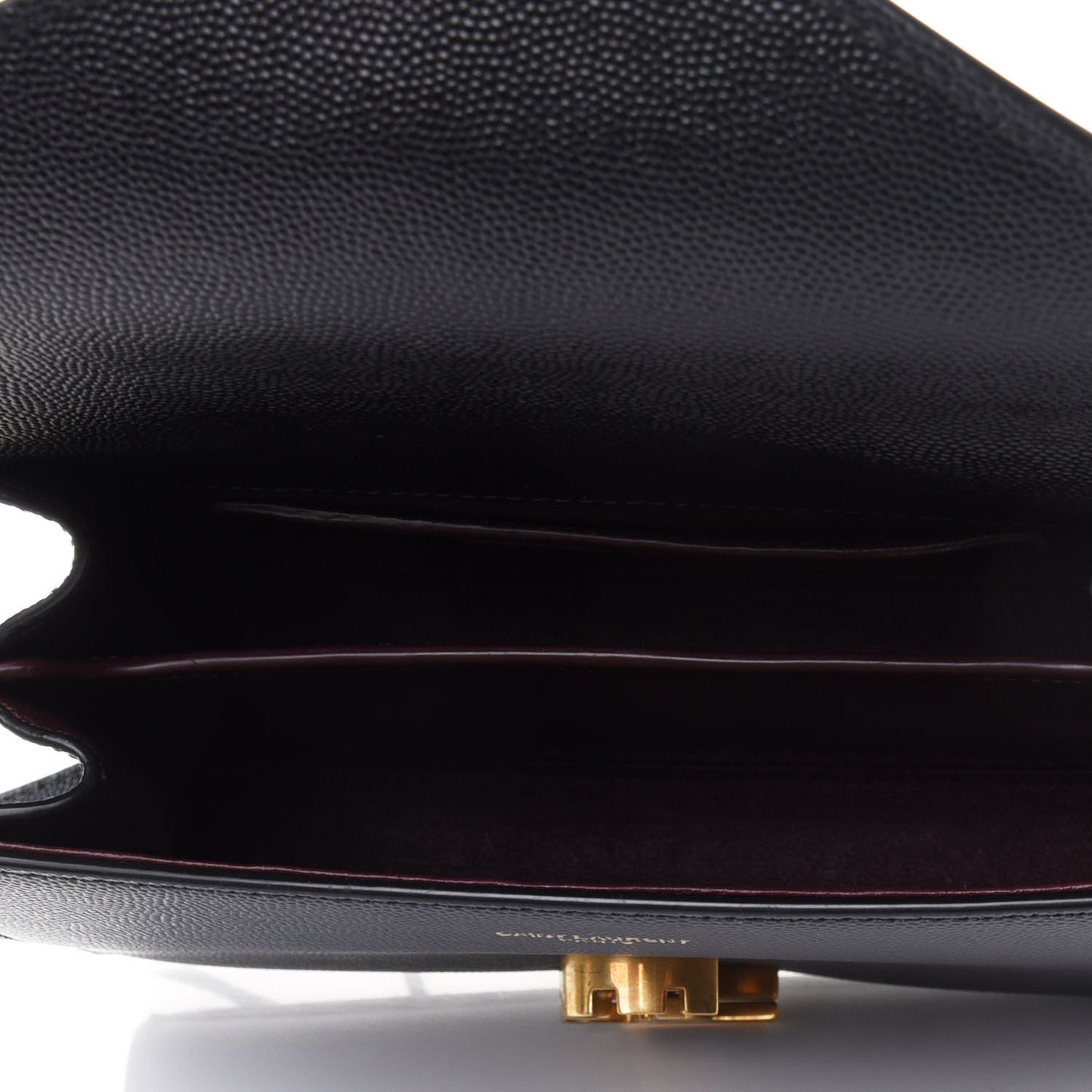 Grain de Poudre Mini Classic Monogram Cassandra Top Handle Black Rouge Legion