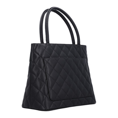 Chanel Caviar Quilted Medallion Tote Black 3 of 10