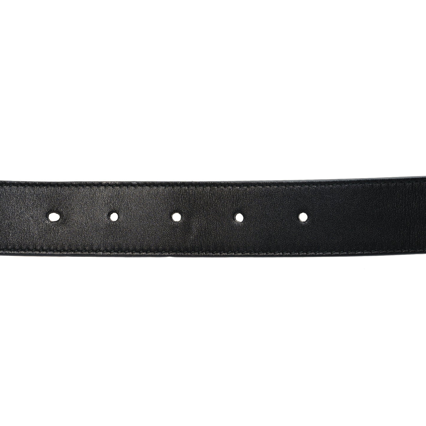 Moon Calfskin Double G 30mm Belt 105 42 Black