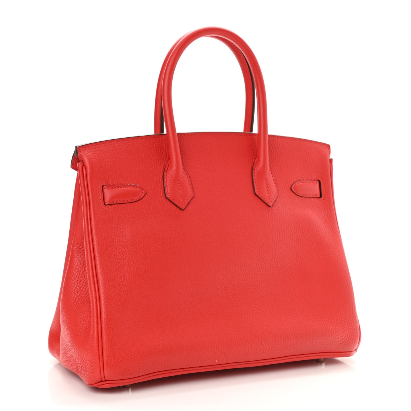 Taurillon Clemence Birkin 30 Rouge Tomate