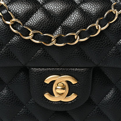 Chanel Caviar Quilted Mini Rectangular Flap Black 8 of 11