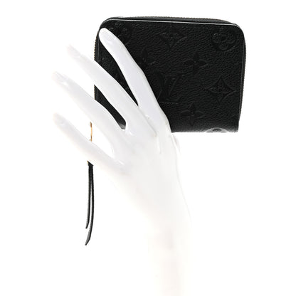 Louis Vuitton Empreinte Zippy Coin Purse Black 2 of 7