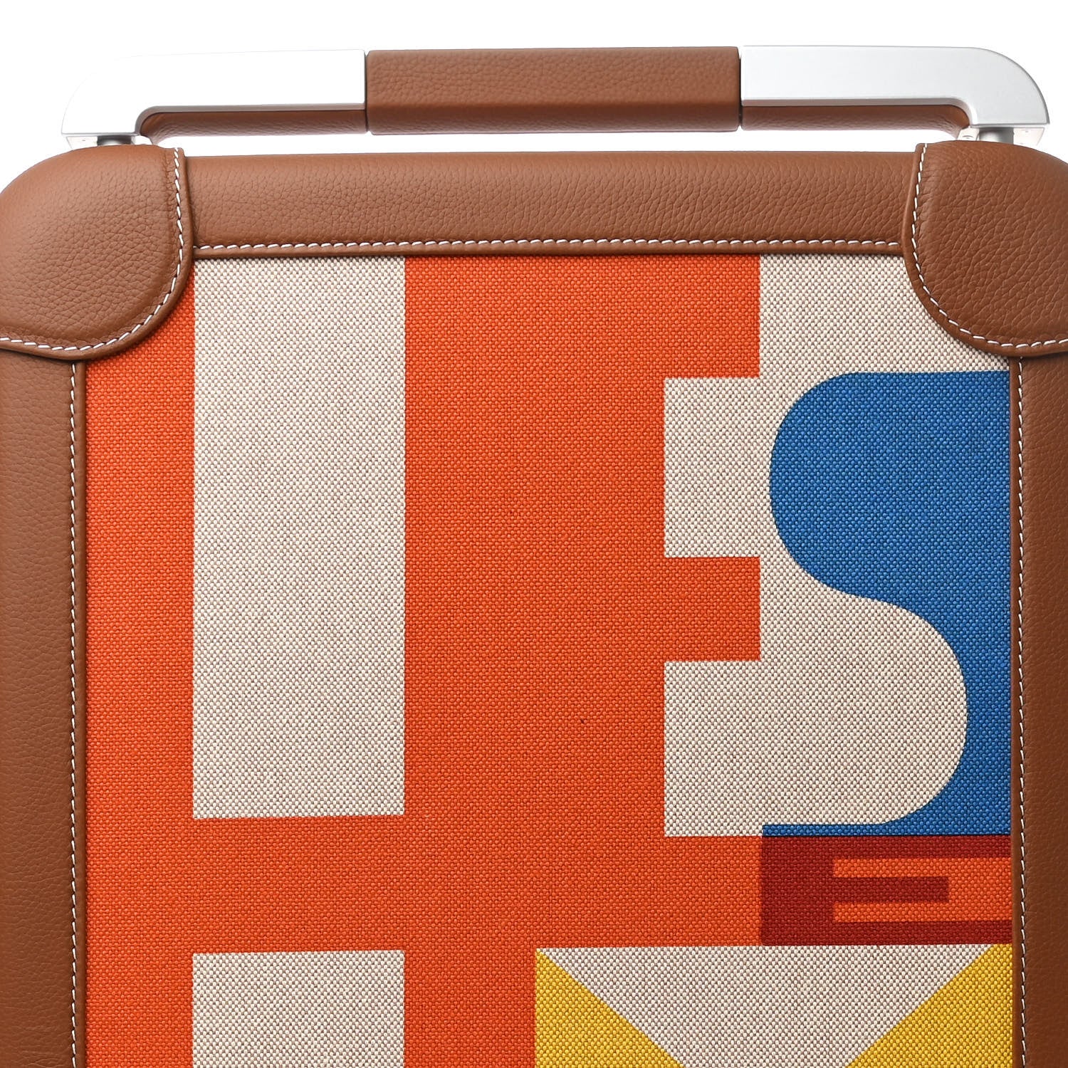 Hermes Canvas Taurillon Regate RMS Rolling Trolley Luggage Multicolor 7 of 10