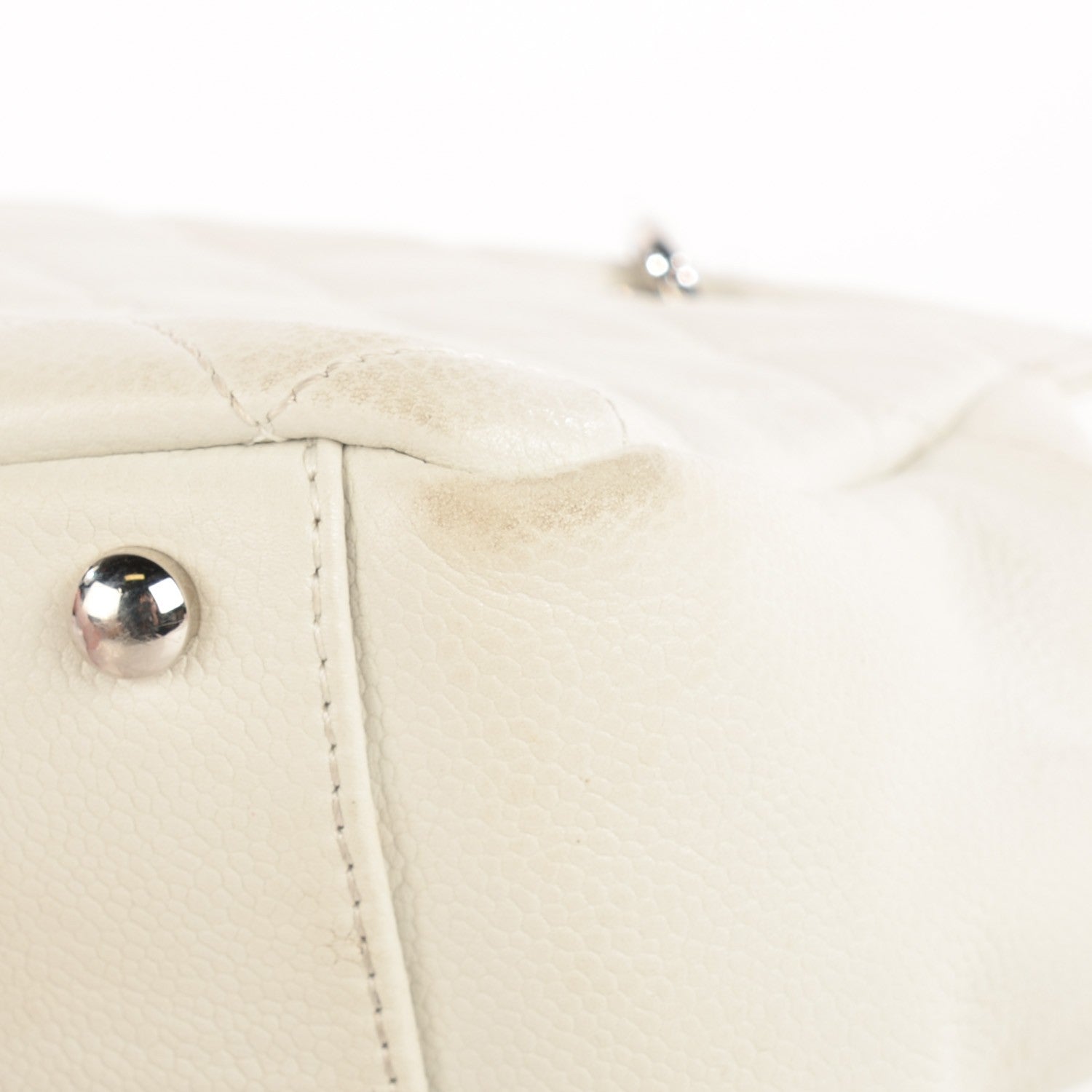 Chanel Caviar Quilted Petit Timeless Tote PTT White 2 of 11