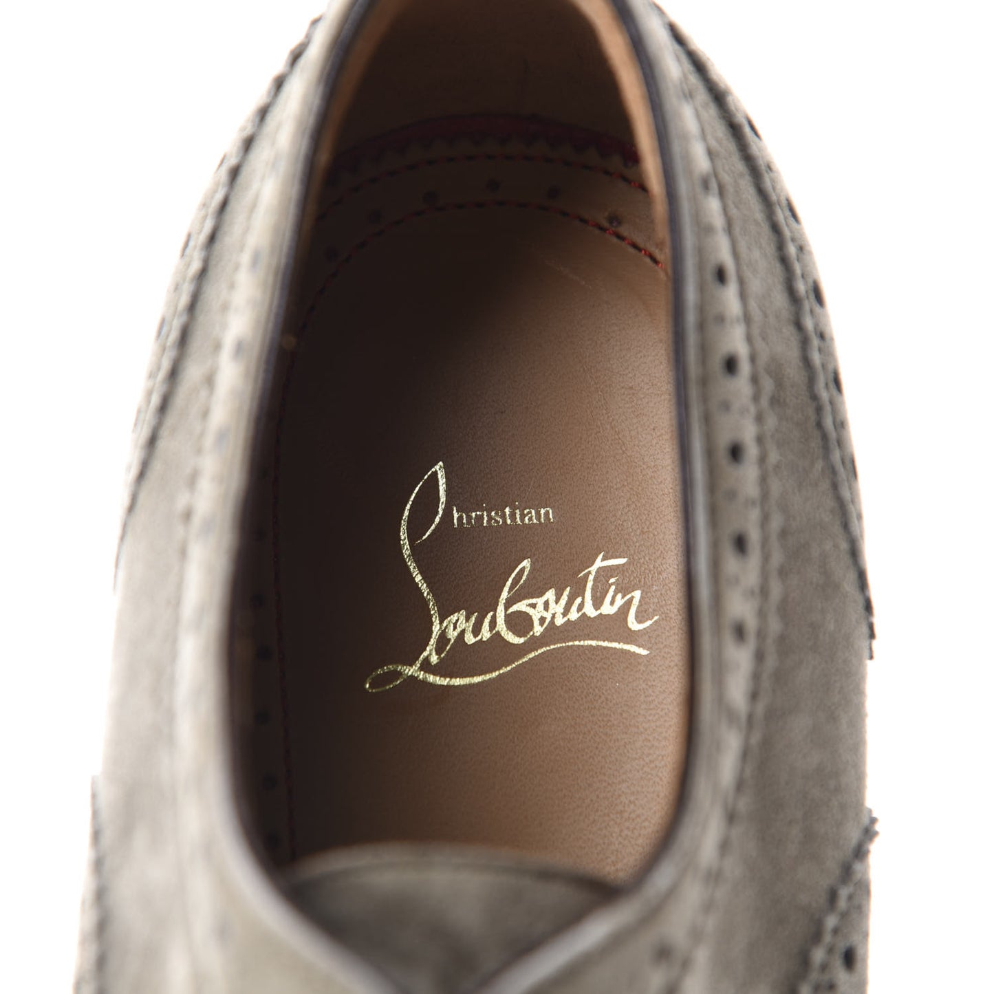 Veau Velours Mens Charlie Me Flat Oxfords 41 Poivre Vert