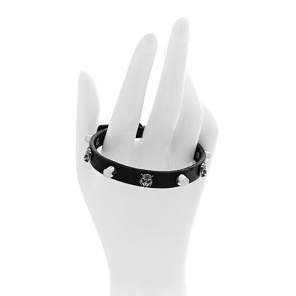 Gucci Calfskin Feline Heads Bracelet L Black 2 of 4