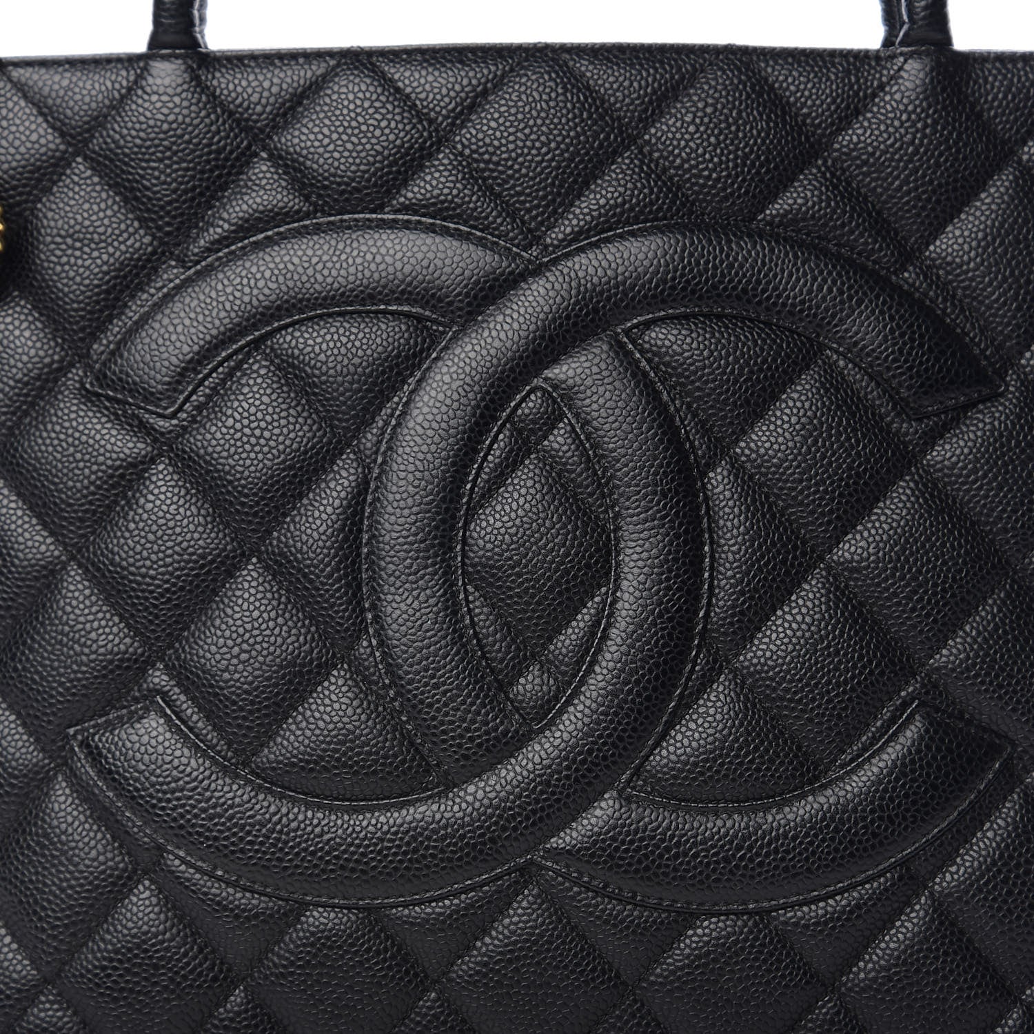 Chanel Caviar Quilted Medallion Tote Black 9 of 9