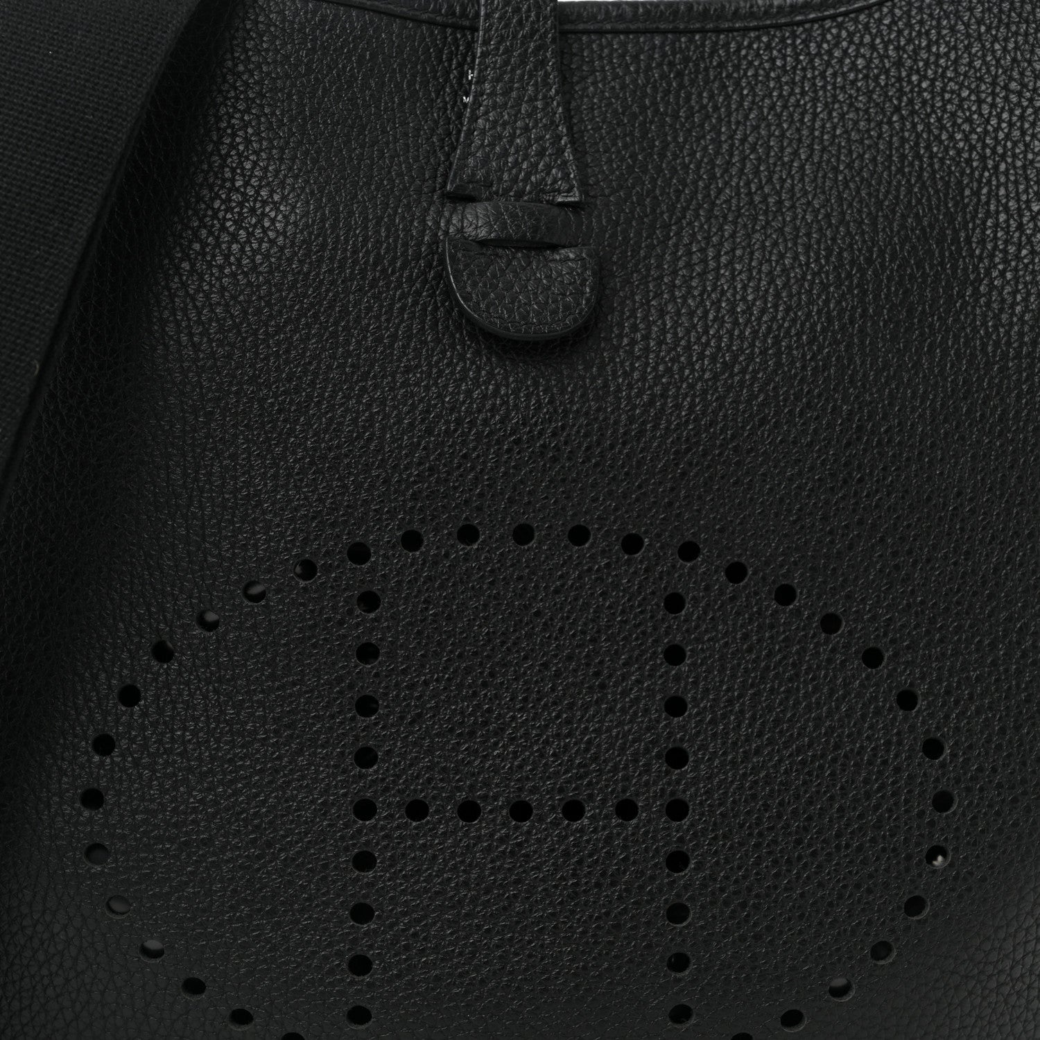 Hermes Taurillon Clemence Evelyne III PM  Black 8 of 10