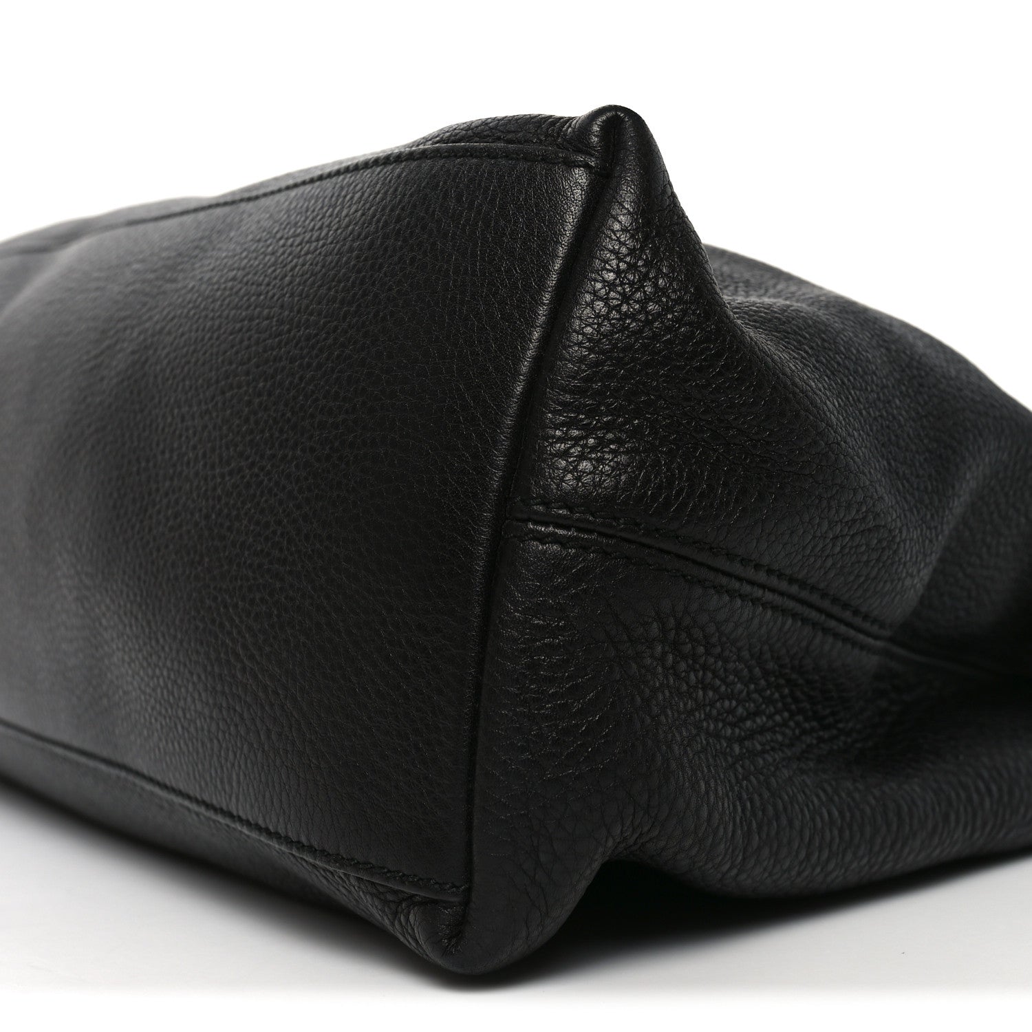 Gucci Pebbled Calfskin Medium Soho Chain Shoulder Bag Black 10 of 10