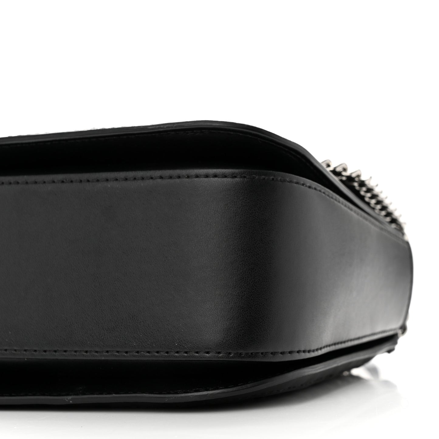 Eco Alter Nappa Woven Mini Falabella Box Shoulder Bag Black