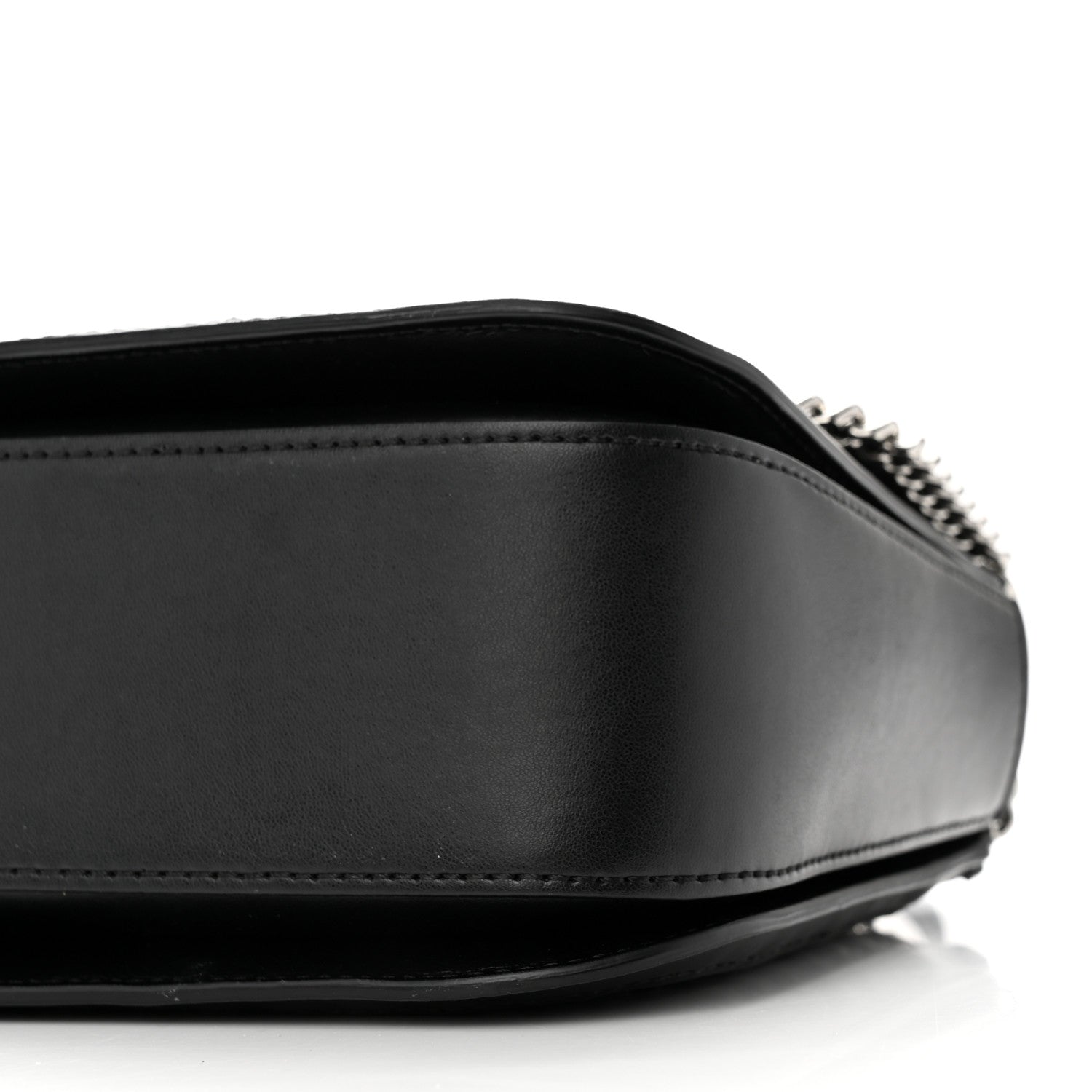 Stella McCartney Eco Alter Nappa Woven Mini Falabella Box Shoulder Bag Black 9 of 9