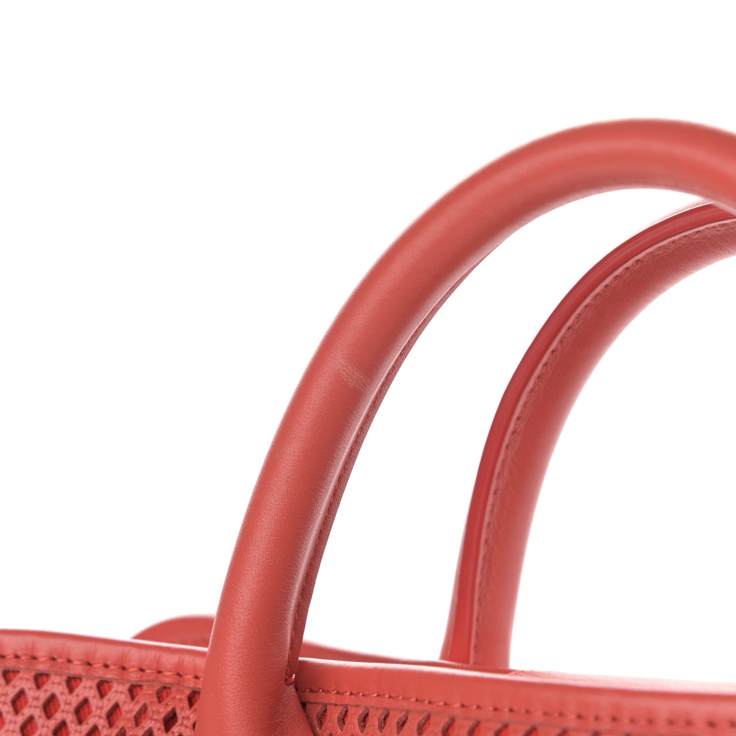 Chanel Calfskin Perforated Up In The Air Tote Red 11 of 12