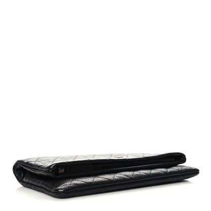 Chanel Caviar Quilted CC Beauty Clutch Black 4 of 12