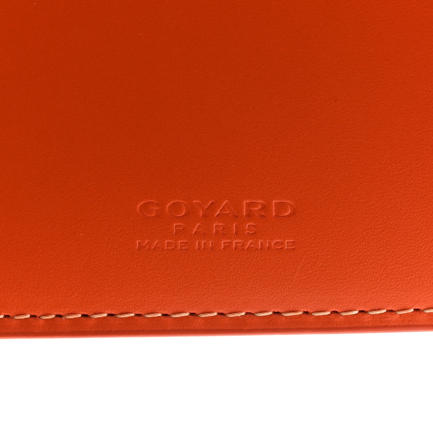 Goyard Goyardine Victoire Bi-Fold Wallet Orange 6 of 8