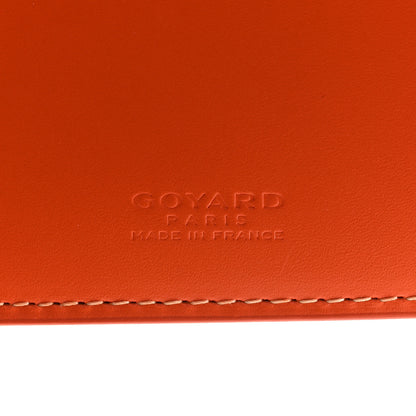 Goyard Goyardine Victoire Bi-Fold Wallet Orange 6 of 8