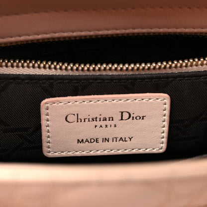 Christian Dior Lambskin Cannage Small Lucky Badges My Lady Dior Light Pink 6 of 12