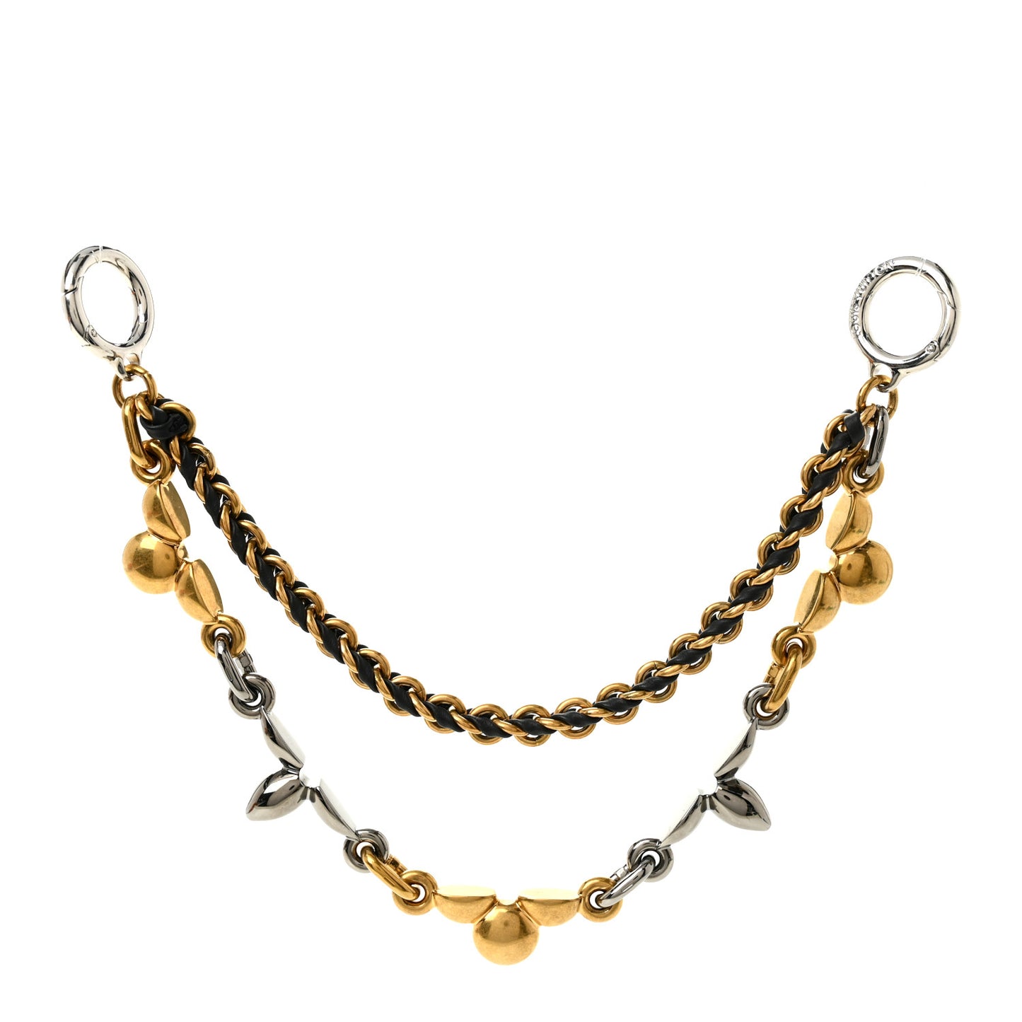 Metal Chain Belt and Bag Charm
