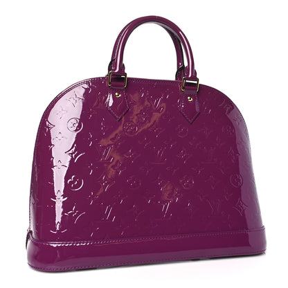 Louis Vuitton Vernis Alma MM Amethyste 4 of 17