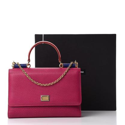 Dolce & Gabbana Dauphine Wallet On Chain Pink Purple 13 of 13