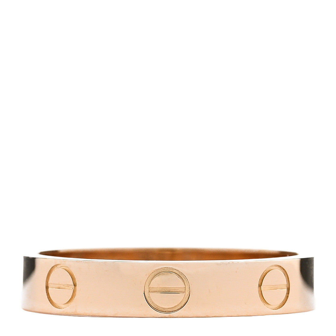 Cartier 18K Yellow Gold 3.5mm LOVE Wedding Band Ring 54 6.75 1 of 4