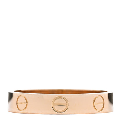 Cartier 18K Yellow Gold 3.5mm LOVE Wedding Band Ring 54 6.75 1 of 4