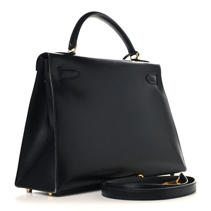 Hermes Box Kelly Sellier 32 Black 2 of 14