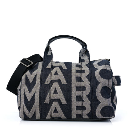 Marc Jacobs Denim The Monogram Denim Duffle Bag Denim Blue 1 of 7
