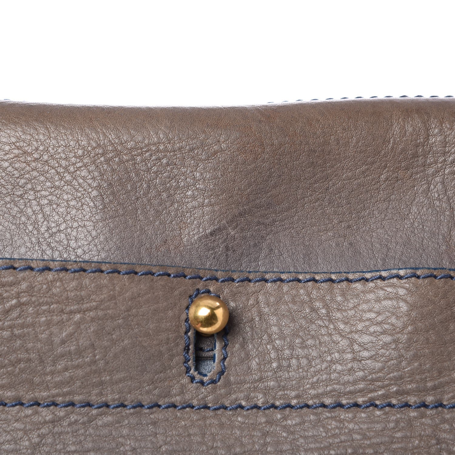 Saint Laurent Calfskin Canvas Medium Muse Two Grey 14 of 14