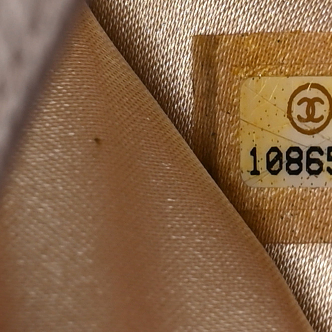 Metallic Calfskin Large Timeless Zip Around Wallet Brown