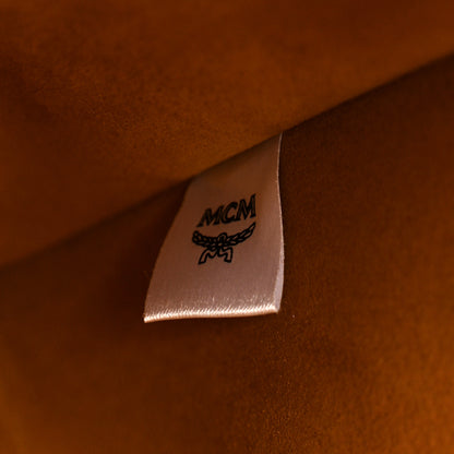 MCM Visetos Medium Luisa Shopper Tote Black 6 of 15