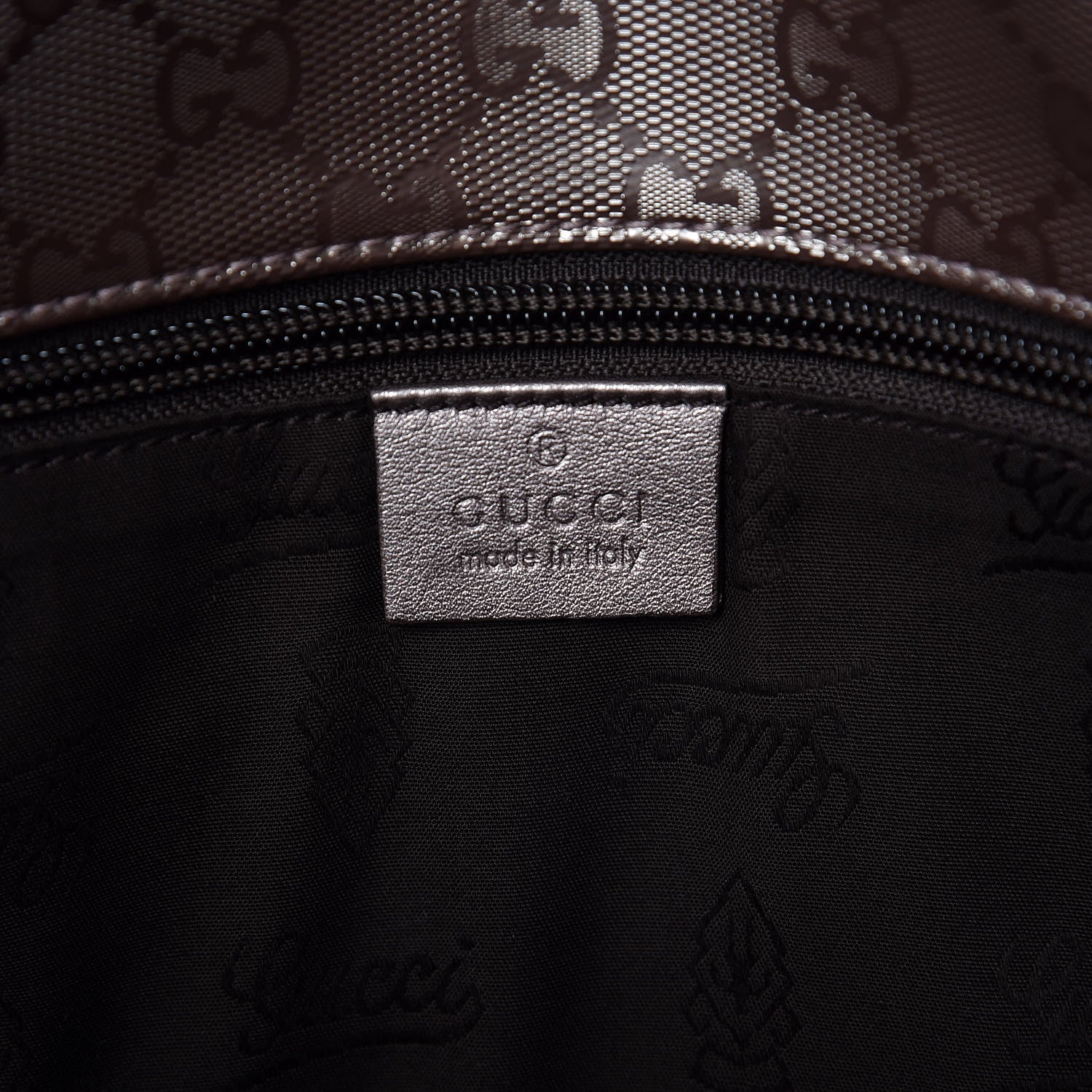 Gucci Imprime Monogram Medium Double Buckle Flap Messenger Bag Mauve 8 of 9