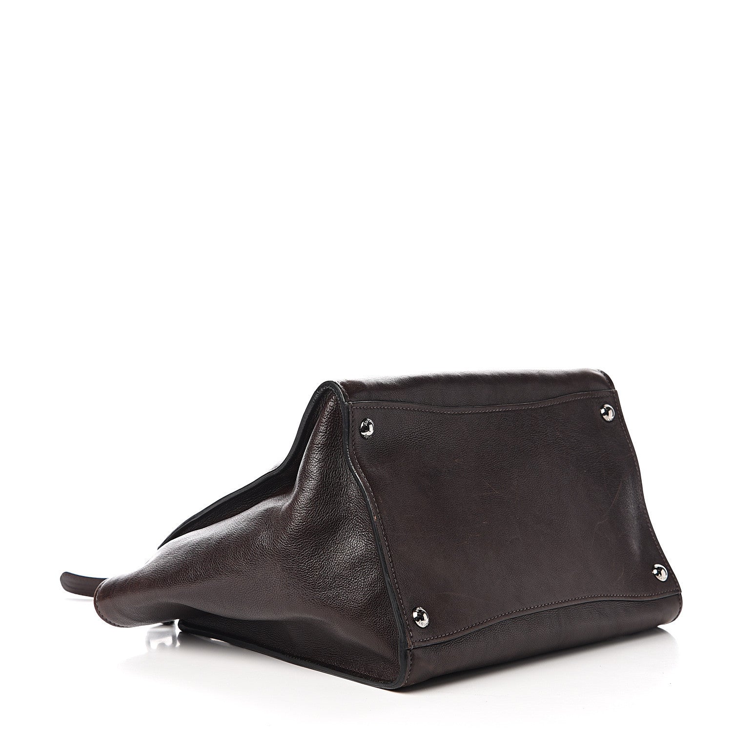 Prada Glace Calfskin Twin Pocket Tote Moro 3 of 13