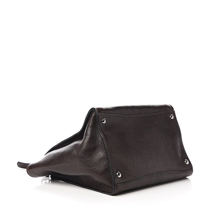 Prada Glace Calfskin Twin Pocket Tote Moro 3 of 13