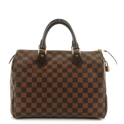Louis Vuitton Damier Ebene Speedy 30 1 of 8