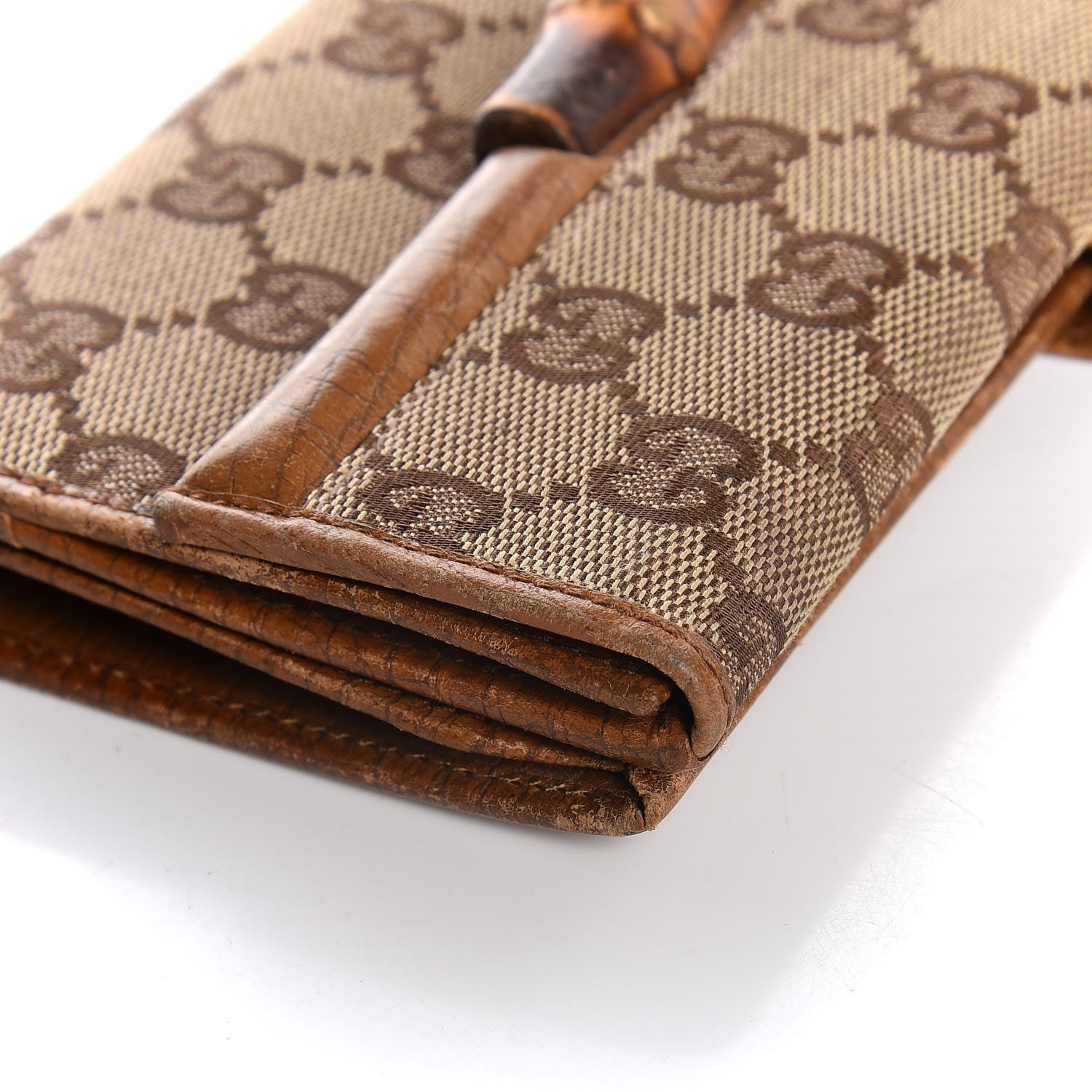 Gucci Monogram Bamboo Wallet Brown 12 of 13