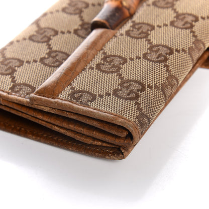 Gucci Monogram Bamboo Wallet Brown 12 of 13