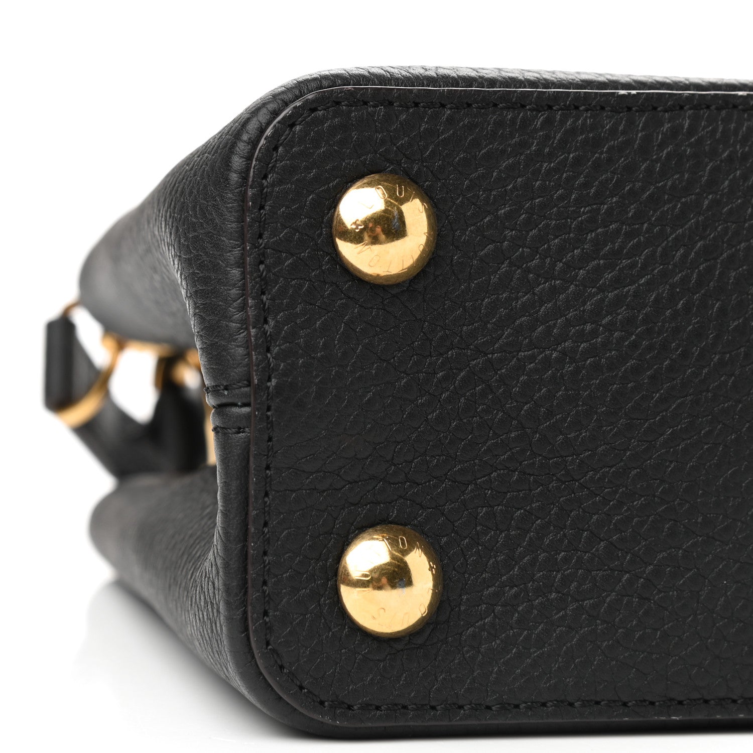 Louis Vuitton Taurillon Capucines BB Black 7 of 9