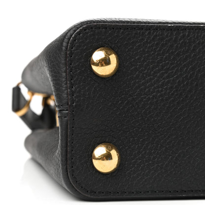 Louis Vuitton Taurillon Capucines BB Black 7 of 9