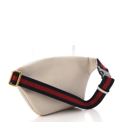 Gucci Grained Calfskin Small Logo Belt Bag White 3 of 11