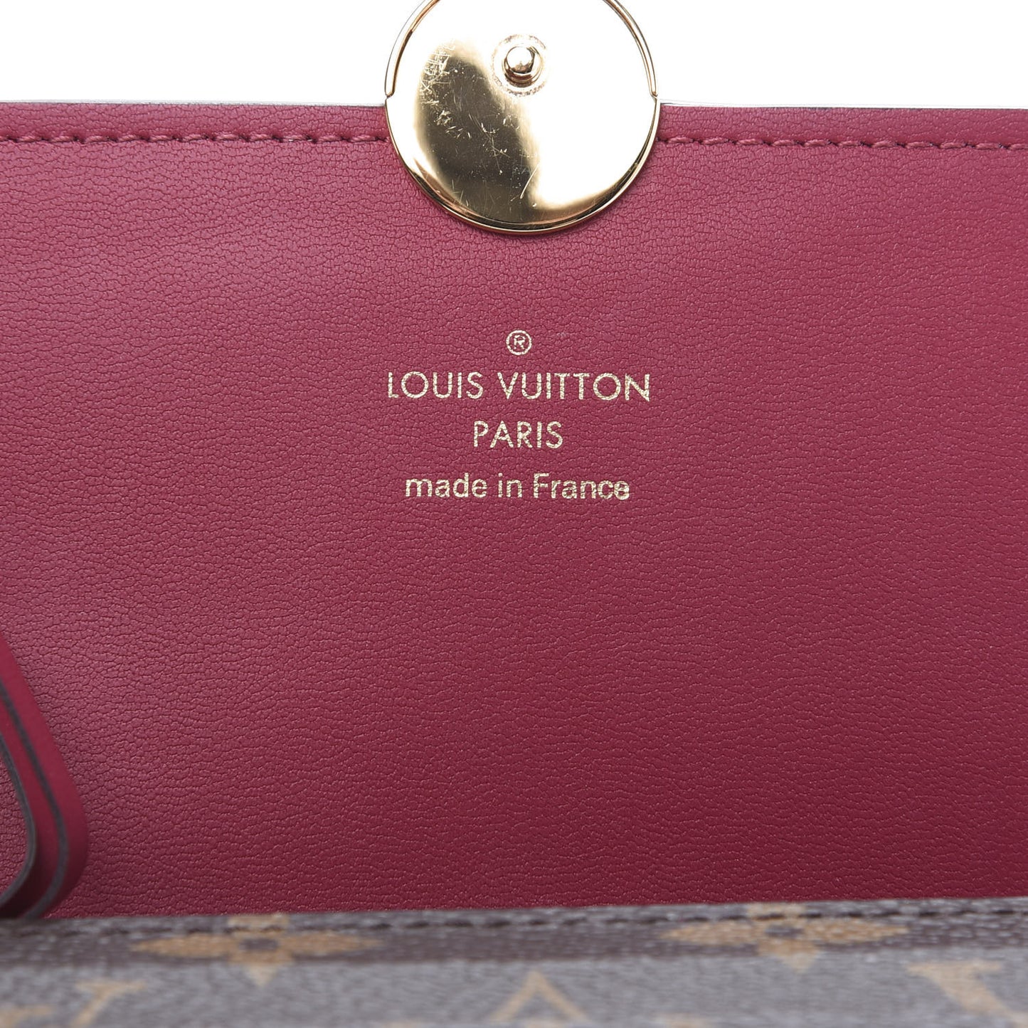 Monogram Flore Compact Wallet Fuchsia